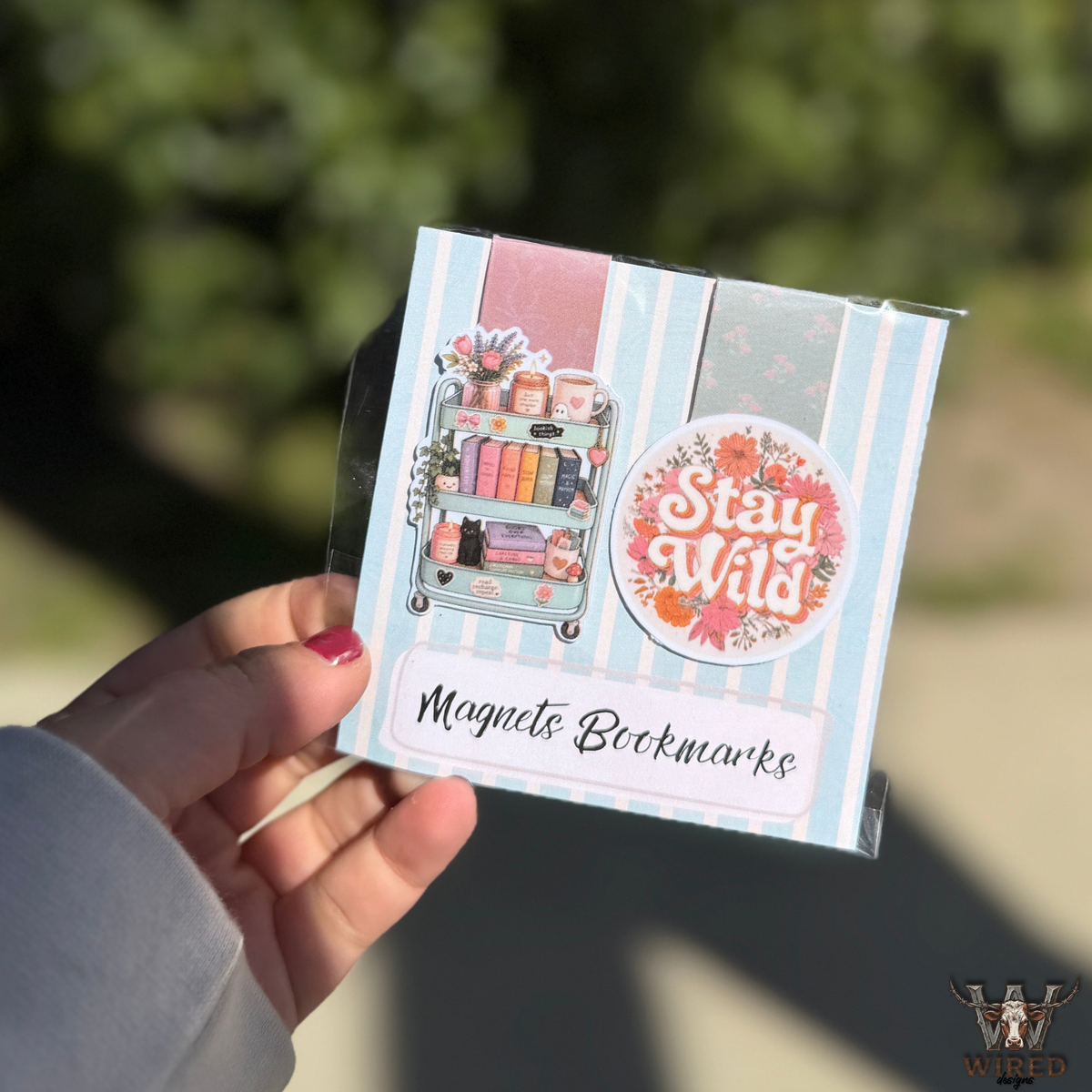 Magnetic Bookmarks | Grow Your Mind | Mint Book Trolley