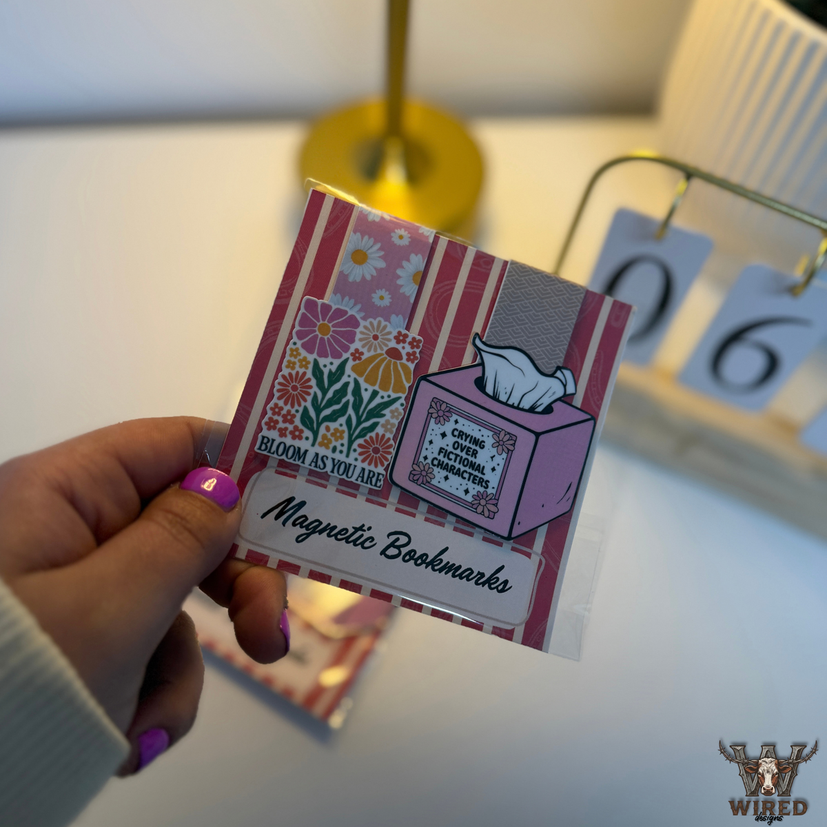 Crying Over fictional Characters Magnetic Bookmarks