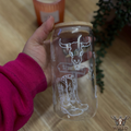 "Wild West" Country Glass Tumbler – 16oz / 473ml