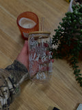 "Wild & Free" Glass Tumbler – 16oz / 473ml (Copy)